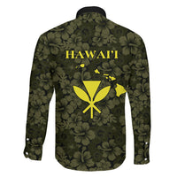Hawaii Lei Kamehameha Family Matching Tank Maxi Dress and Hawaiian Shirt Melemele Seamless Pattern Hibiscus Flower