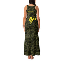 Hawaii Lei Kamehameha Family Matching Tank Maxi Dress and Hawaiian Shirt Melemele Seamless Pattern Hibiscus Flower