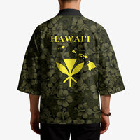 Hawaii Lei Kamehameha Kimono Melemele Seamless Pattern Hibiscus Flower