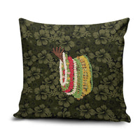 Hawaii Lei Kamehameha Pillow Cover Melemele Seamless Pattern Hibiscus Flower
