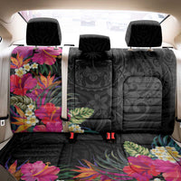 Hafa Adai Guam Back Car Seat Cover Tropical Flowers Colorful Vibes