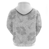 Samoa Lotu Tamaiti Hoodie White Sun Day Beauty Hibiscus Ver01 LT9 - Polynesian Pride
