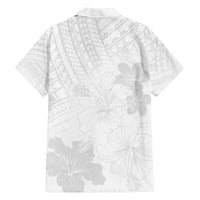 Samoa Lotu Tamaiti Family Matching Puletasi and Hawaiian Shirt White Sun Day Beauty Hibiscus Ver02