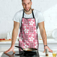 Give Cancer The Boot Pink Cowgirl Apron Western Aloha Hibiscus Paniolo Heritage Floral