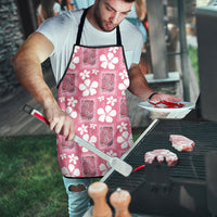 Give Cancer The Boot Pink Cowgirl Apron Western Aloha Hibiscus Paniolo Heritage Floral