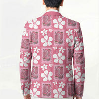 Give Cancer The Boot Pink Cowgirl Blazer Western Aloha Hibiscus Paniolo Heritage Floral