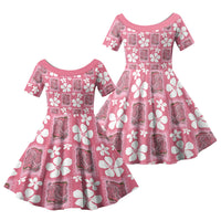 Give Cancer The Boot Pink Cowgirl Family Matching Summer Maxi Dress and Hawaiian Shirt Western Aloha Hibiscus Paniolo Heritage Floral