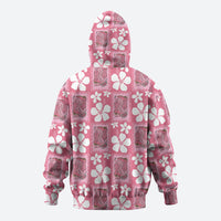 Give Cancer The Boot Pink Cowgirl Hoodie Western Aloha Hibiscus Paniolo Heritage Floral