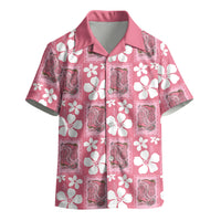 Give Cancer The Boot Pink Cowgirl Kid Hawaiian Shirt Western Aloha Hibiscus Paniolo Heritage Floral