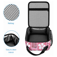 Give Cancer The Boot Pink Cowgirl Lunch Bag Western Aloha Hibiscus Paniolo Heritage Floral