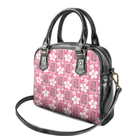Give Cancer The Boot Pink Cowgirl Shoulder Handbag Western Aloha Hibiscus Paniolo Heritage Floral