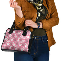 Give Cancer The Boot Pink Cowgirl Shoulder Handbag Western Aloha Hibiscus Paniolo Heritage Floral