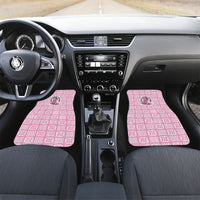 Give Cancer The Boot Pink Cowgirl Car Mats Hawaiian Paniolo Mixed Quilt Pattern Style