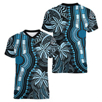 polynesia-dashiki-women-v-neck-t-shirt-polynesia-and-africa-traditional-special-together-blue