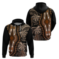 Polynesia Dashiki Hoodie Polynesia and Africa Traditional Special Together Gold LT9 - Polynesian Pride