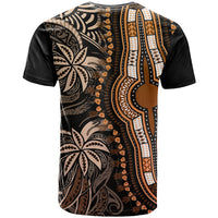 Polynesia Dashiki T Shirt Polynesia and Africa Traditional Special Together Gold LT9 - Polynesian Pride