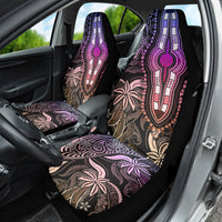 Polynesia Dashiki Car Seat Cover Polynesia and Africa Traditional Special Together Pastel LT9 - Polynesian Pride