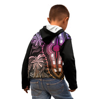 Polynesia Dashiki Kid Hoodie Polynesia and Africa Traditional Special Together Pastel LT9 - Polynesian Pride