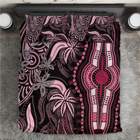 Polynesia Dashiki Bedding Set Polynesia and Africa Traditional Special Together Pink LT9 Pink - Polynesian Pride