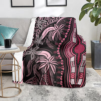 Polynesia Dashiki Blanket Polynesia and Africa Traditional Special Together Pink LT9 - Polynesian Pride