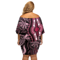 polynesia-dashiki-family-matching-off-shoulder-short-dress-and-hawaiian-shirt-polynesia-and-africa-traditional-special-together-pink