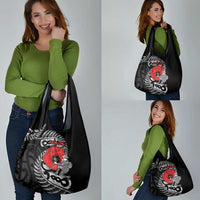 ANZAC Day Aotearoa Silver Fern Maori Personalised Grocery Bag