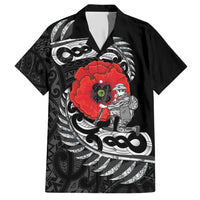 ANZAC Day Aotearoa Silver Fern Maori Personalised Hawaiian Shirt