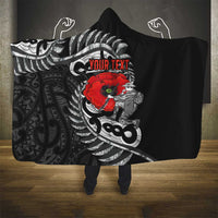 ANZAC Day Aotearoa Silver Fern Maori Personalised Hooded Blanket