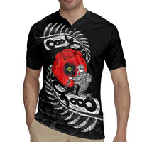 ANZAC Day Aotearoa Silver Fern Maori Personalised Rugby Jersey