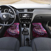 New Zealand Darts Personalised Car Mats Aotearoa Silver Fern Pink Papua Shell Spirit