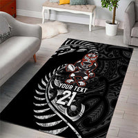 New Zealand Indigenous-Maori Rugby Custom Area Rug