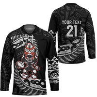 New Zealand Indigenous-Maori Rugby Custom Hockey Jersey - Polynesian Pride