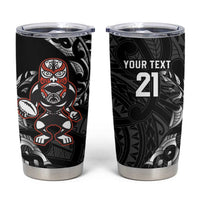 New Zealand Indigenous-Maori Rugby Custom Tumbler Cup