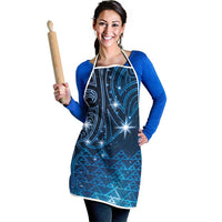 New Zealand Matariki Apron Taniko Aramoana With Maori Galaxy Sky Night - Polynesian Pride