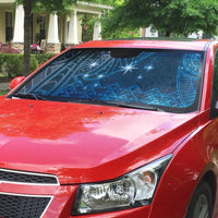 New Zealand Matariki Auto Sun Shade Taniko Aramoana With Maori Galaxy Sky Night - Polynesian Pride