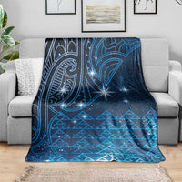 New Zealand Matariki Blanket Taniko Aramoana With Maori Galaxy Sky Night LT9 - Polynesian Pride