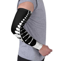 New Zealand Silver Fern Niho Taniwha Arm Sleeves - Polynesian Pride