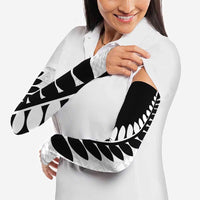 New Zealand Silver Fern Niho Taniwha Arm Sleeves - Polynesian Pride