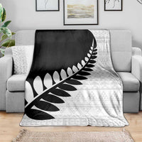 New Zealand Silver Fern Niho Taniwha Blanket LT9 - Polynesian Pride