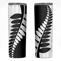 New Zealand Silver Fern Niho Taniwha Skinny Tumbler