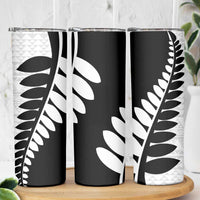 New Zealand Silver Fern Niho Taniwha Skinny Tumbler
