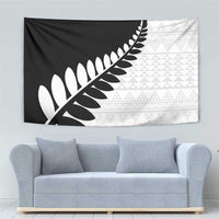 New Zealand Silver Fern Niho Taniwha Tapestry