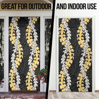 Puakenikeni and Maile Lei Door Cover Black Double Strand Lei - Polynesian Pride