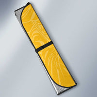 Puakenikeni and Maile Lei Auto Sun Shade Gold Double Strand Lei - Polynesian Pride