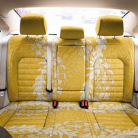 Puakenikeni and Maile Lei Back Car Seat Cover Gold Double Strand Lei