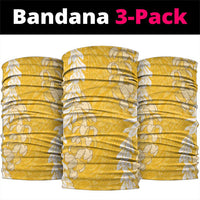 Puakenikeni and Maile Lei Neck Gaiter Gold Double Strand Lei - Polynesian Pride