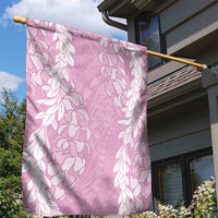 Puakenikeni and Maile Lei Garden Flag Pink Double Strand Lei LT9 - Polynesian Pride