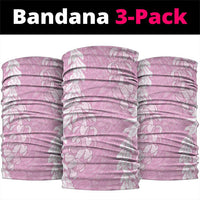 Puakenikeni and Maile Lei Neck Gaiter Pink Double Strand Lei - Polynesian Pride