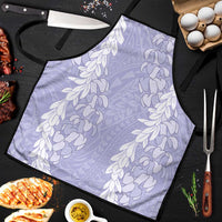 Puakenikeni and Maile Lei Apron Purple Double Strand Lei - Polynesian Pride