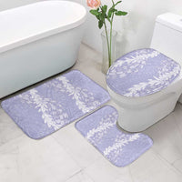 Puakenikeni and Maile Lei Bathroom Set Purple Double Strand Lei - Polynesian Pride
